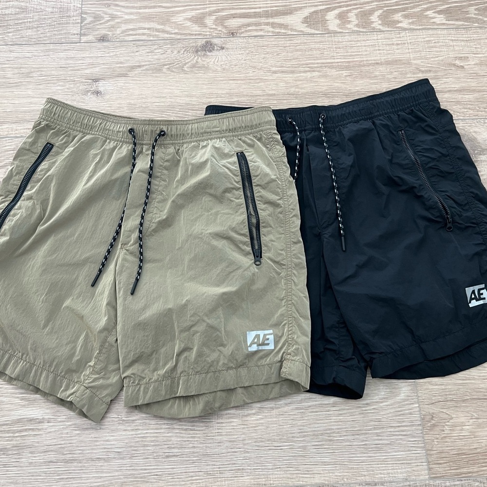 American Eagle Men’s Nylon Jogger Shorts